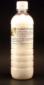 Coconut Oil Supreme™ in 1 lb. bottle. 